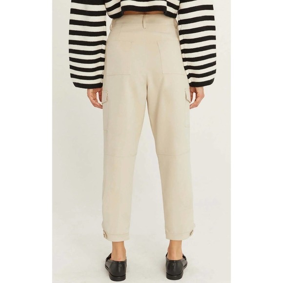 CRESCENT Alta Beige Utility Cargo Pants NWT Size Large - Picture 2 of 8